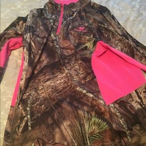 Mossy oak camo zip up